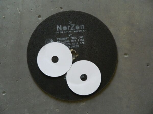 Norton Cutoff Wheel NorZon 24" Wheel Diam Zirconia Alumina 69083125991