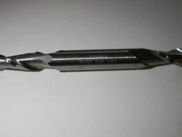 Hertel #SCM86218J 7/32" x 1/4" x 1/2" x 2-1/2" 2FL Carbide CC BN Dbl End Mills