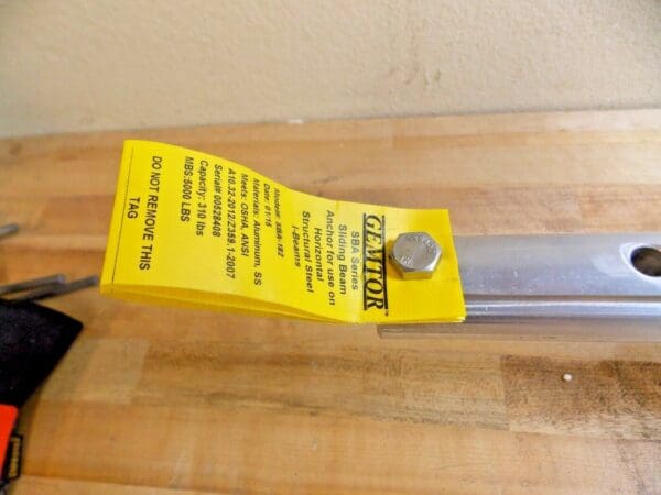 Gemtor Sliding Beam Anchor 2.75" x 18 " SBA-182