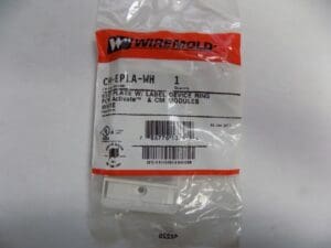 Wiremold Cm-epla-wh End Plate With Label for Activate & Communication Module USA