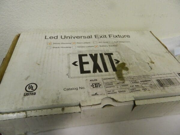 Cooper LED Universal Exit Fixture 120/277 VAC 3.37 Lb Listed AP70R