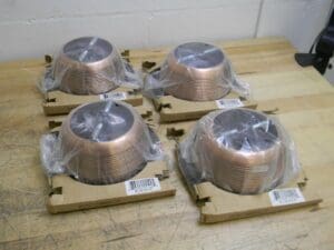 Lot of 4 Elco Lighting 6" Recessed Metal Step Baffle Trim ELM30CP