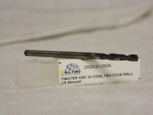 M.A. Ford 1/8" 142° Solid Carbide Jobber Drill Qty 2 2XDCS1250A