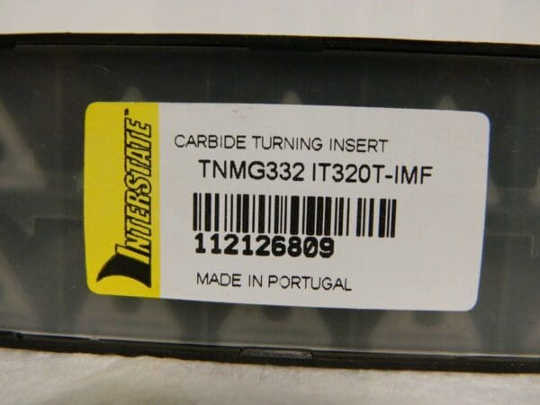 Interstate Grade Carbide Turning Insert TNMG332 IMF IT320T Qty 10 112126809