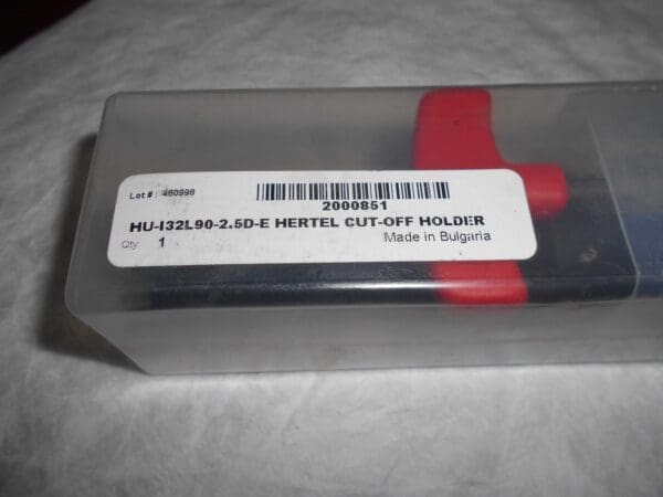 Hertel HU-I32L90-2.5D-E Indexable Grooving Toolholder Left Hand