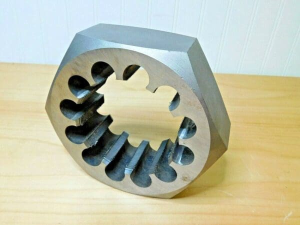 Interstate Carbon Steel Hex Rethreading Die RH 6" x 3-3/4-12UNS 79770913