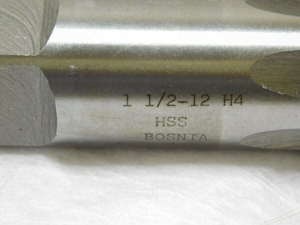 Interstate Standard Hand Tap HSS 1-1/2 - 12 UNF H4 6-3/8" OAL 6FL 04489654