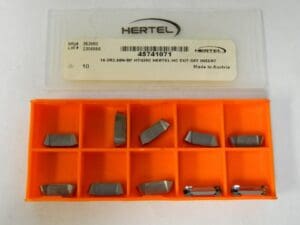 Hertel HC 16-3 MF HT420C Grade Carbide Cutoff Insert QTY 10 45741071