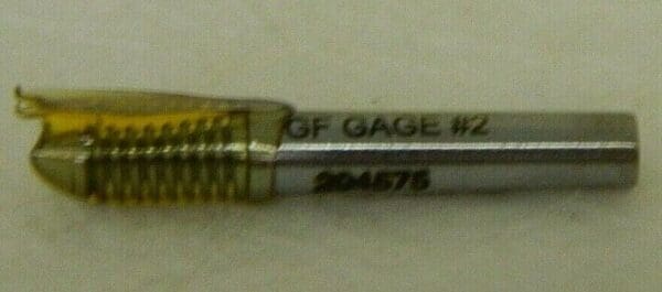 GF Gage No Go Single End Gage 6-32 Thread UNC 2B 294575