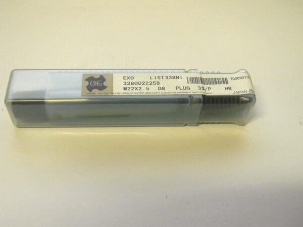 OSG M22 X 2.50mm 3 Fl D8 HR Coated HSS Spiral Point Tap 3380022258