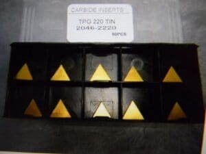 Professional Carbide Inserts TPG 220 TiN Qty. 10 #2046-2220