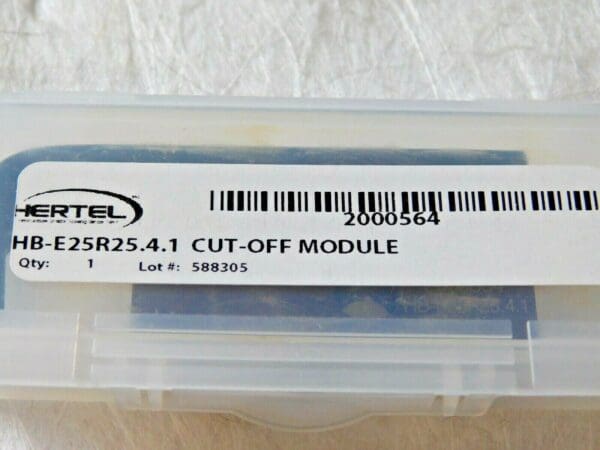 Hertel Indexible Cutoff/Grooving Support Blade 25mm DOC HB-E25R25.4.1 2000564