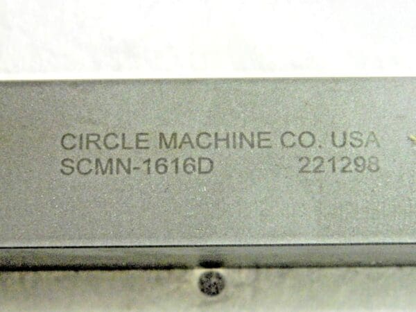 Circle Machine Company Square Shank Grooving Holder SCMN-1616D 57518