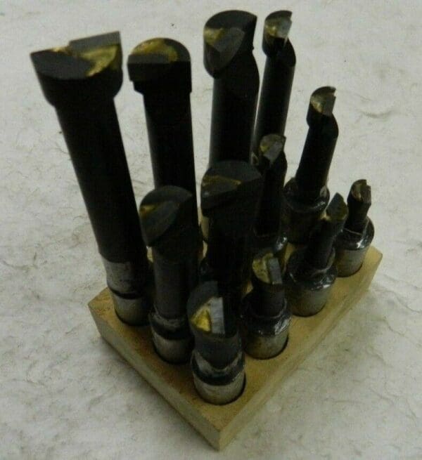 Interstate Boring Bar Set 7/16 to 13/16" Min Diam. Carbide Tipped 08060501