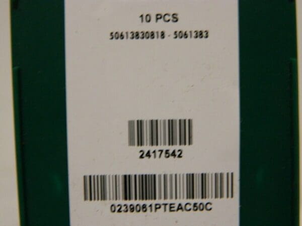 Tool-Flo Threading Insert TNMA43NT6PSTUBPT AC50C Qty 10 0239061PTEAC50C