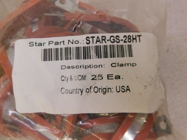 Pro-Grade Cushion Clamp 50Pk 1-3/4" Pipe 1-3/4" Rod STAR-GS-28HT