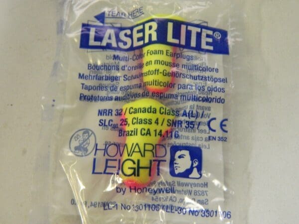 Howard Leight Disposable Uncorded 32 dB T Shape Earplugs QTY 200 LL-1