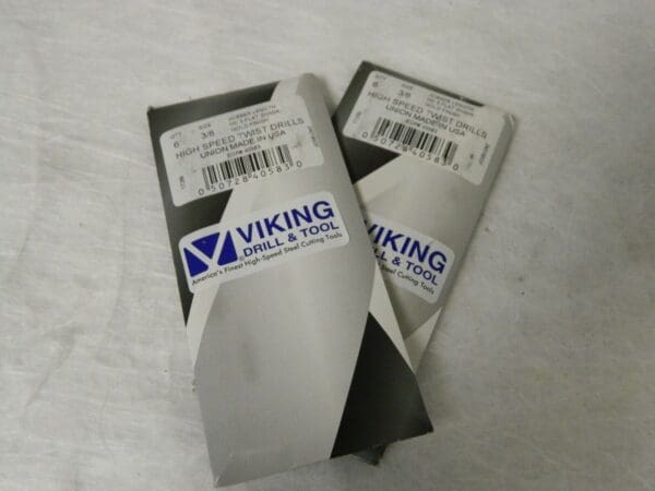 Viking Drill High Speed Jobber Length Drill 3/8" HD-3 Flat Shank Qty 12 40583