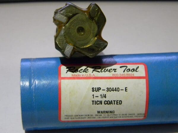 River Rock Tool Single End Mill 1-1/4" x 1-1/4" 4FL Carbide TiCN SUP-30440-E