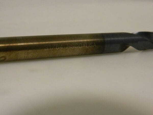 Hertel 31/64" x 7-3/4" OAL Length HSCO Cobalt TiAlN Drill Bit 74146705