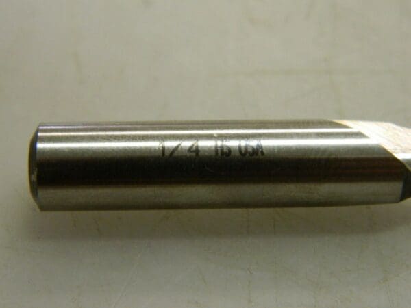 Cleveland SQR End Mills 1/4" Dia 1/2" LOC 3/8" Shank Dia 2FL HSS QTY 2 C41607