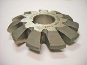 Pro-Grade Involute Gear Cutter 4 Pitch No. 1 HSS 1" Hole 20° PA 03180411