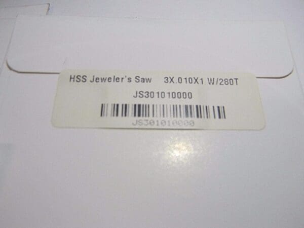 Malco Jewelers Saws 3" X .010 X 1" 280-Teeth HSS Qty. 5 JS301010000