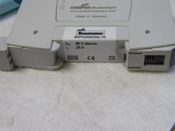 Cooper Bussmann 2 Pole 1 Phase 2 kA Hardwired Surge Protector BSPH2A60D60LVR