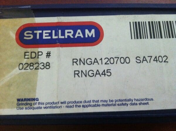 Stellram RNGA120700 RNGA45 SA7402 028238 Indexable Ceramic Turning Inserts QTY 8