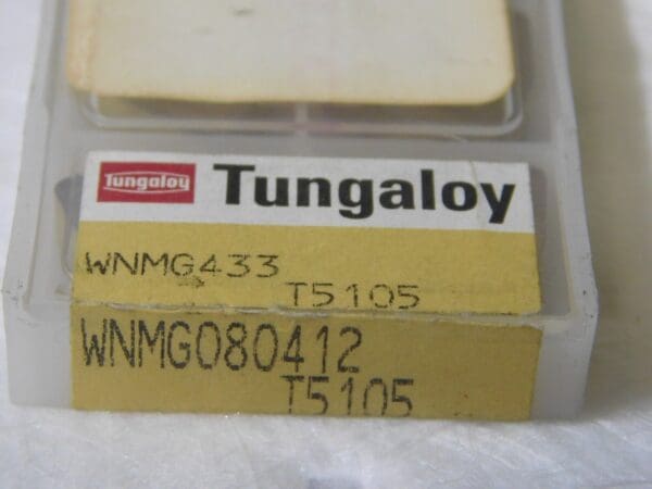 Tungaloy Carbide Turning Inserts WNMG433 Grade-T5105 TiCN/AI203 QTY 10