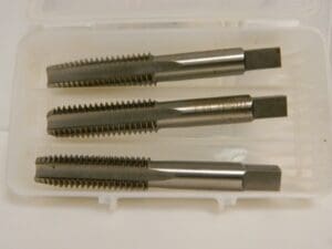 TMX HSS Tap Set 9/16-12 UNC 4 FL Bottoming Plug & Taper Qty 3 5-750-0225