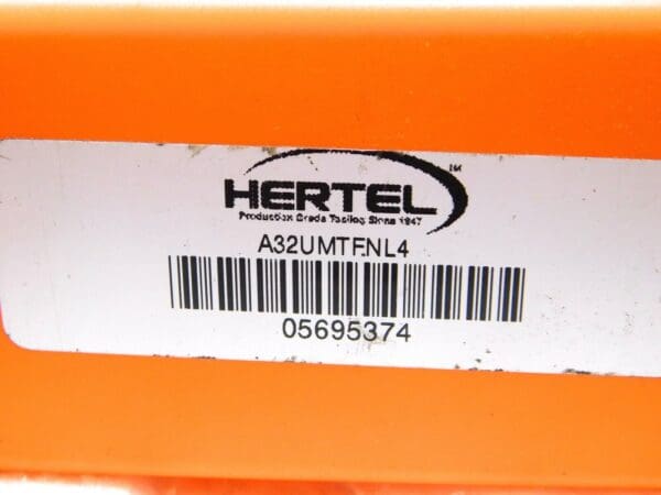 Hertel Index Boring Bar 2” Shank Dia LH 2.4" Min Bore Dia A32UMTENL4 05695374