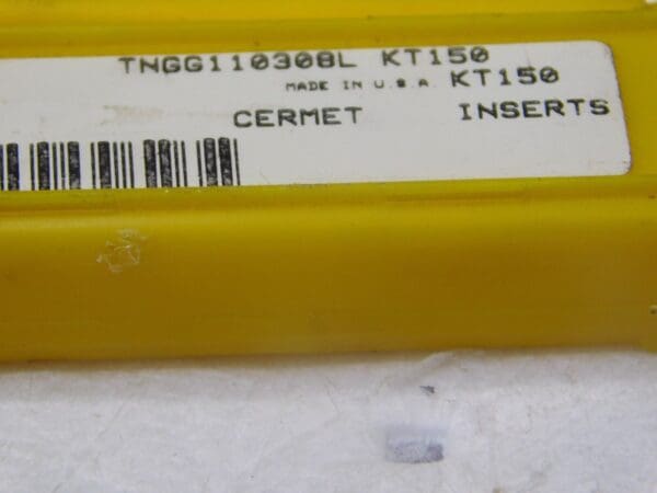 Kennametal Cermet Turning Inserts TNGG110308L Grade-KT150 Qty-10 1289990