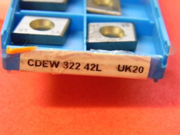 Valenite Carbide Inserts CDEW32242L Grade UK20 Qty. 10