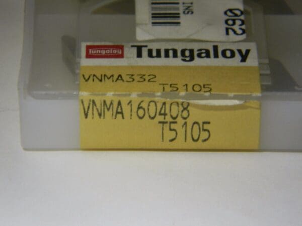 Tungaloy VNMA332 Grade T5105 Carbide Turning Insert QTY 10 06850340