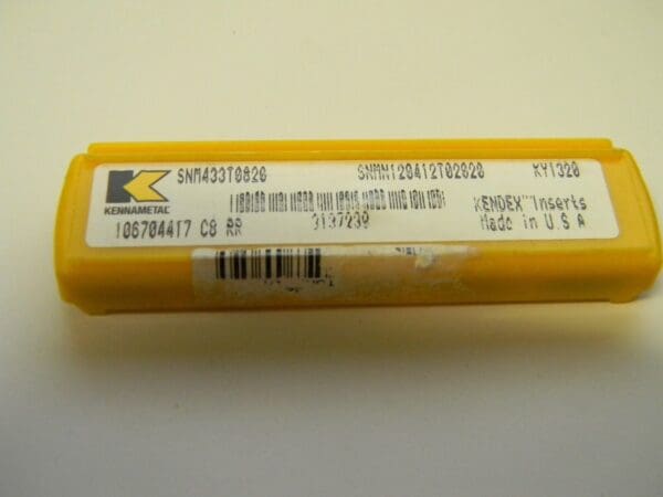 Kennametal SNM433 T0820 Grade KY1320 Ceramic Turning Insert QTY 5 3137239