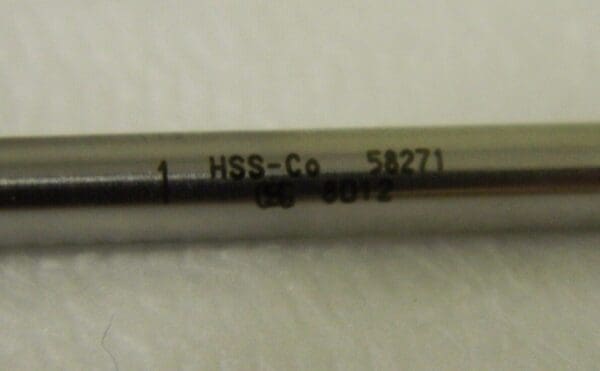 OSG Square End Mill 1mm x 3/16" x 3/32" 2-Flute Cobalt 5827100