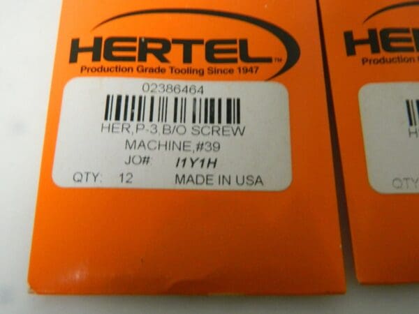 Hertel Screw Machine Length Drill Bit 0.0995" 135° HSS Qty 48 02386464