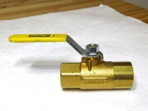 Parker Brass Ball Valve 3/4” x 3/4” FNPT/FNPT StrThread O-Ring Port XV506P-12