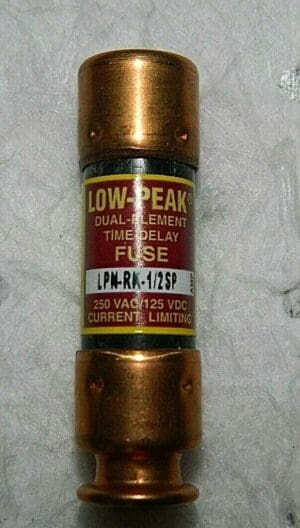 Cooper Bussmann Low Peak Fuse 250VAC/125VDC QTY 10 LPN-RK-1/2SP