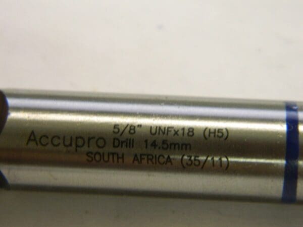 Accupro Spiral Flute Tap 5/8" - 18 3Fl Oxide Vanadium HSS 62010277