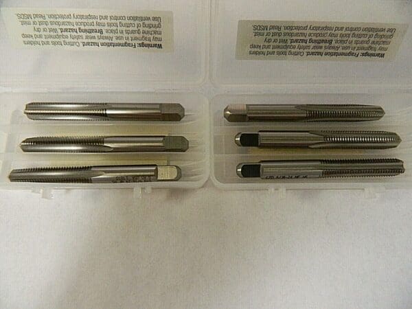 Widia 5/16-24 H3 4 Fl Bott Plug Taper Chamfer HSS Tap Set QTY 2 Sets 14125