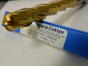 Niagara Cutter 5/8" Diam 4" LOC 4 Flute Cobalt Ball End Mill N67317