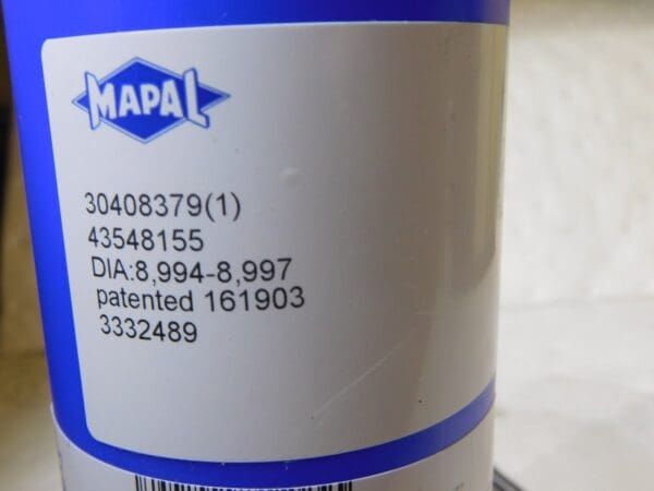 Mapal Tool Fine Boring Tool 8.994mm - 8.997” Diameter11-3/8” OAL 30408379