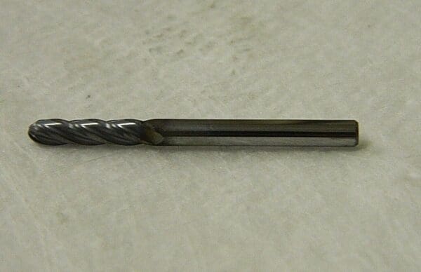 Metal Removal Ball End Mill 1/8" x 1/8" x 1/2" x 1-1/2" 4 Flute QTY 2 M32564