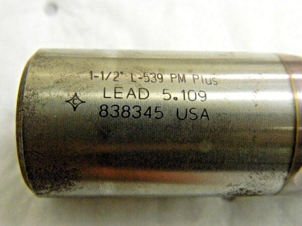 Cleveland Corner Radius End Mill Single End Center Cutting 1-1/2"D 3FL C40249