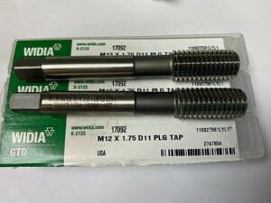 WIDIA GTD Plug Thread Forming Tap M12x1.75 D11 HSS 17092 lot of 2 Taps