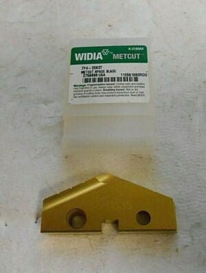 Widia Metcut 2.0625" Cutting Diam Cobalt Spade Blade Insert Qty. 2 7F4-2063T