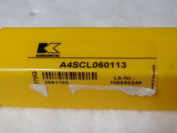 Kennametal External Cutoff Toolholder .375” Shank Dia LH 0.53” DOC 5”Lgt 2981193