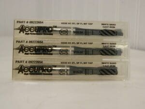 Accupro HSS Spiral Flute Taps 5/16" - 24 Unf H3 3 FL Nitride Qty 3 09222654